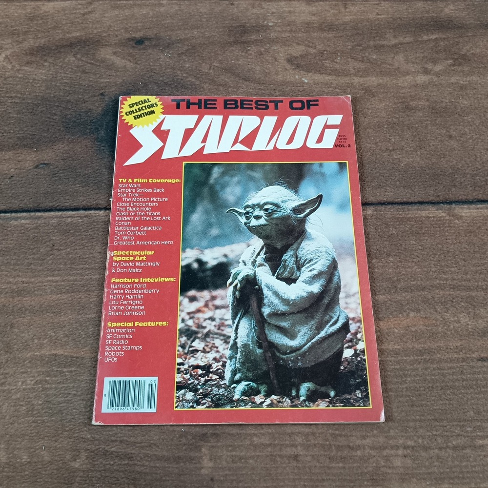 Starlog Magazine The Best of Vol 2 1981 Yoda Star Wars Empire Strikes Back Good